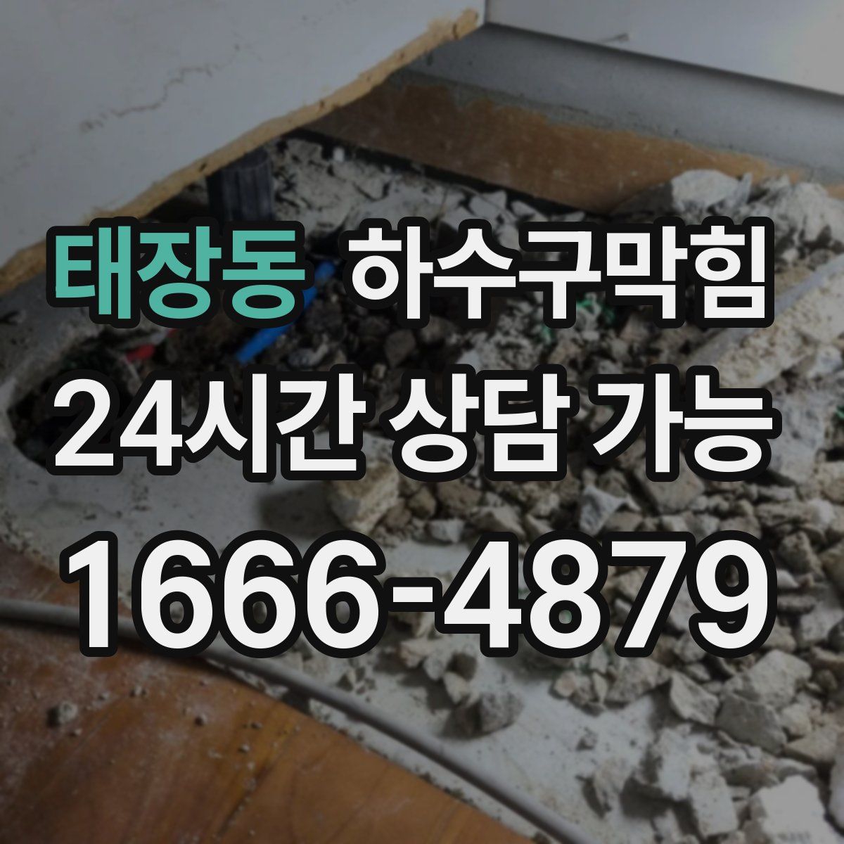 태장동 하수구막힘