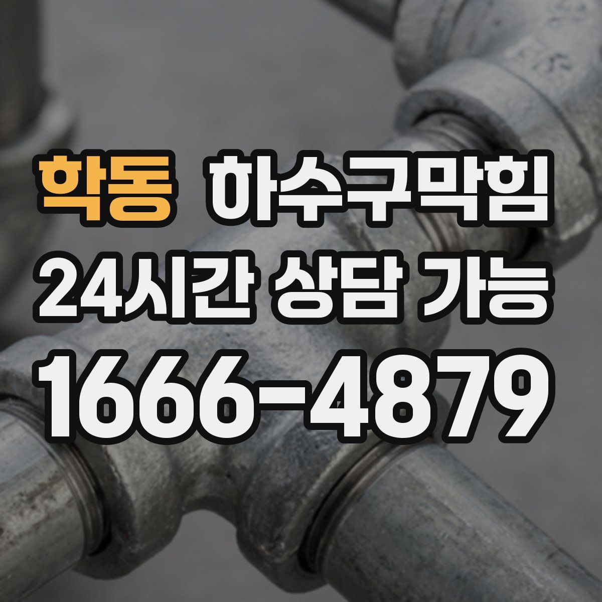 학동 하수구막힘