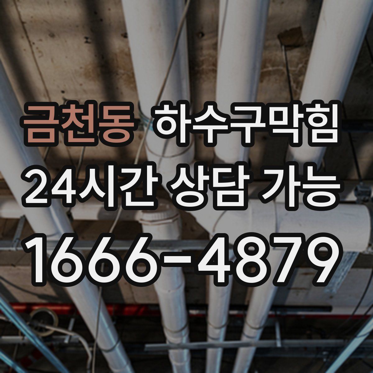 금천동 하수구막힘