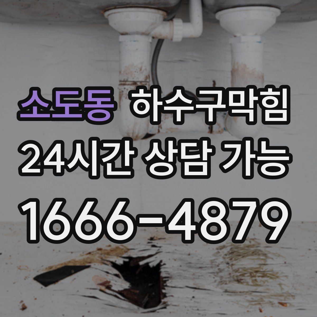 소도동 하수구막힘