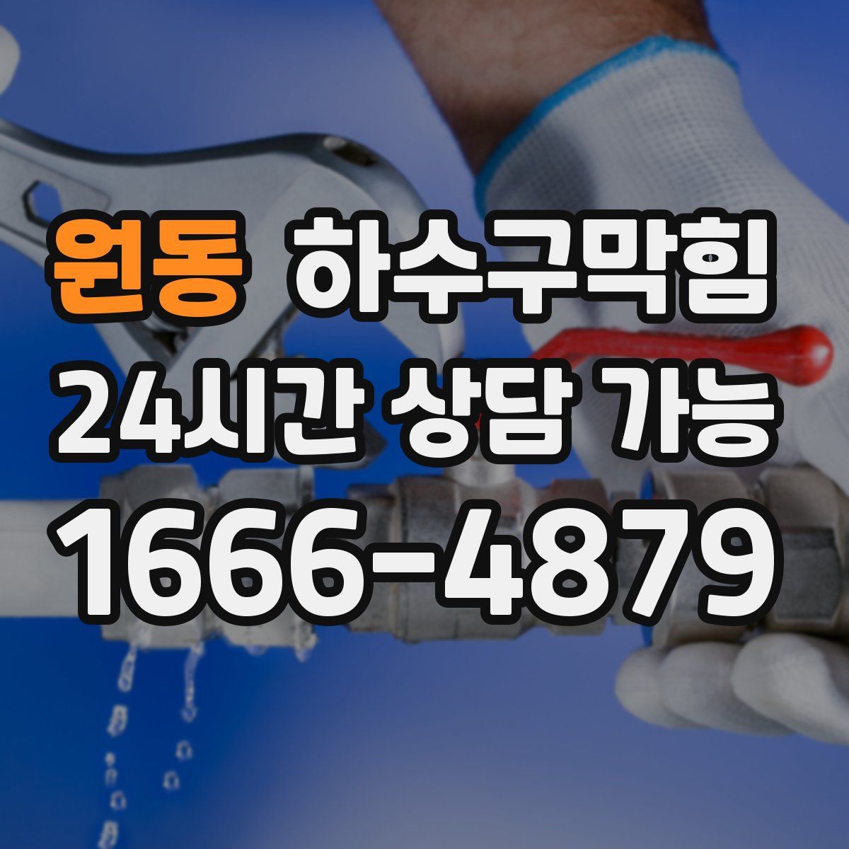 원동 하수구막힘