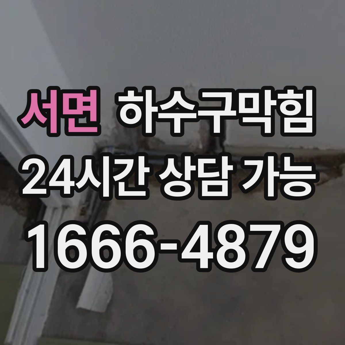 서면 하수구막힘 트랩 망 설치로 벌레 유입 차단