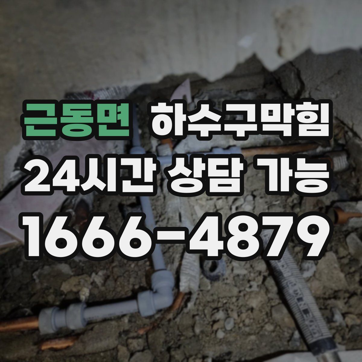 근동면 하수구막힘