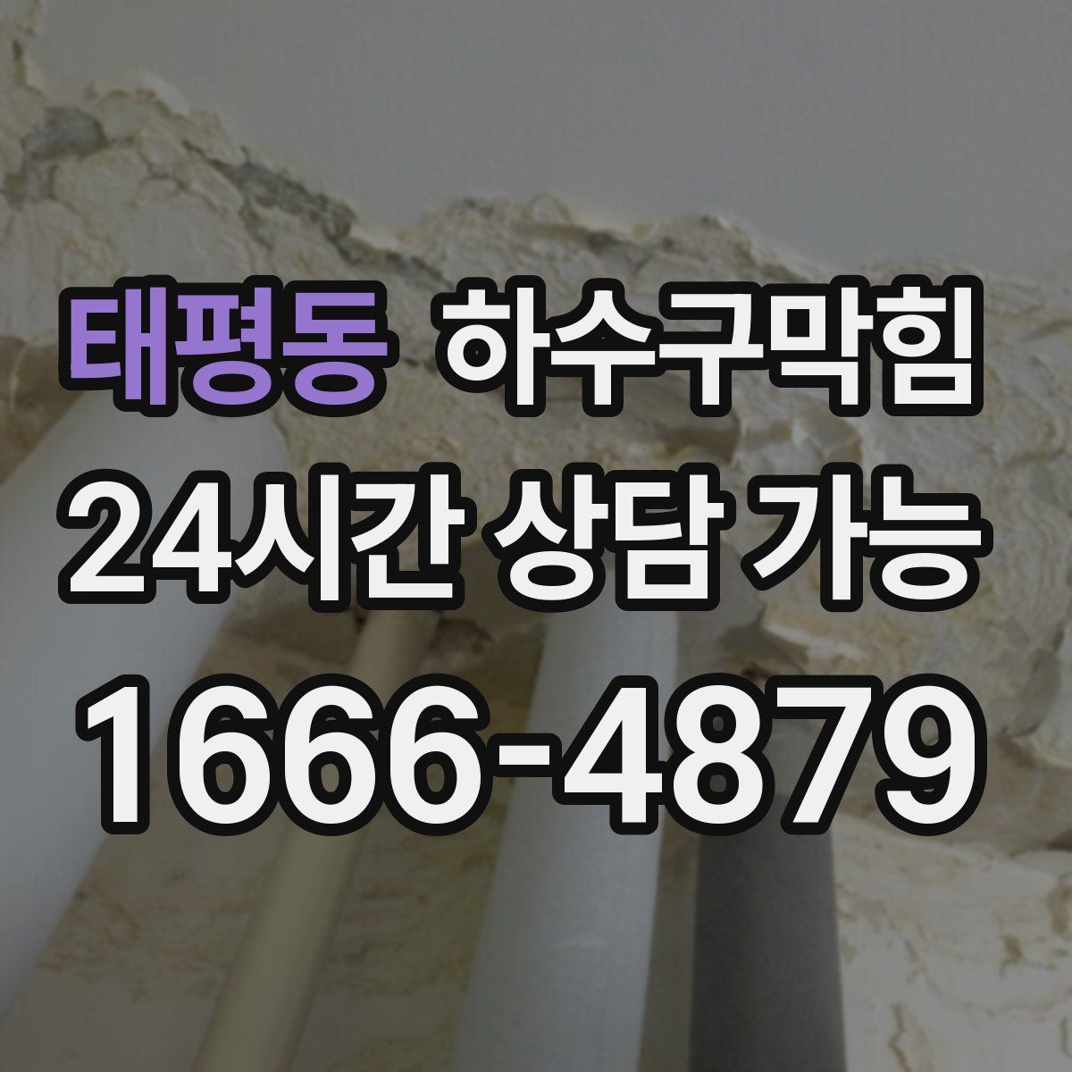 태평동 하수구막힘