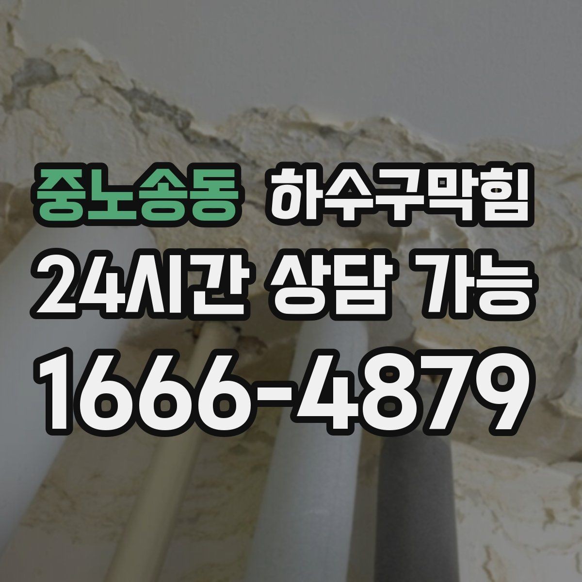 중노송동 하수구막힘 주방 창틀에 남은 물방울의 증언