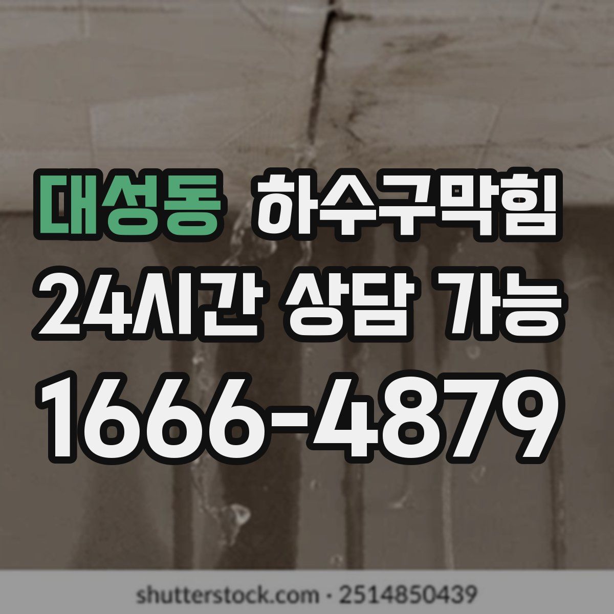 대성동 하수구막힘