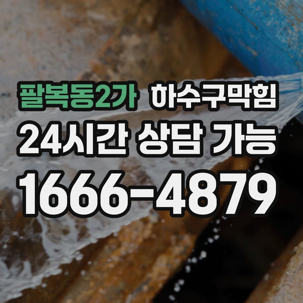 팔복동2가 하수구막힘