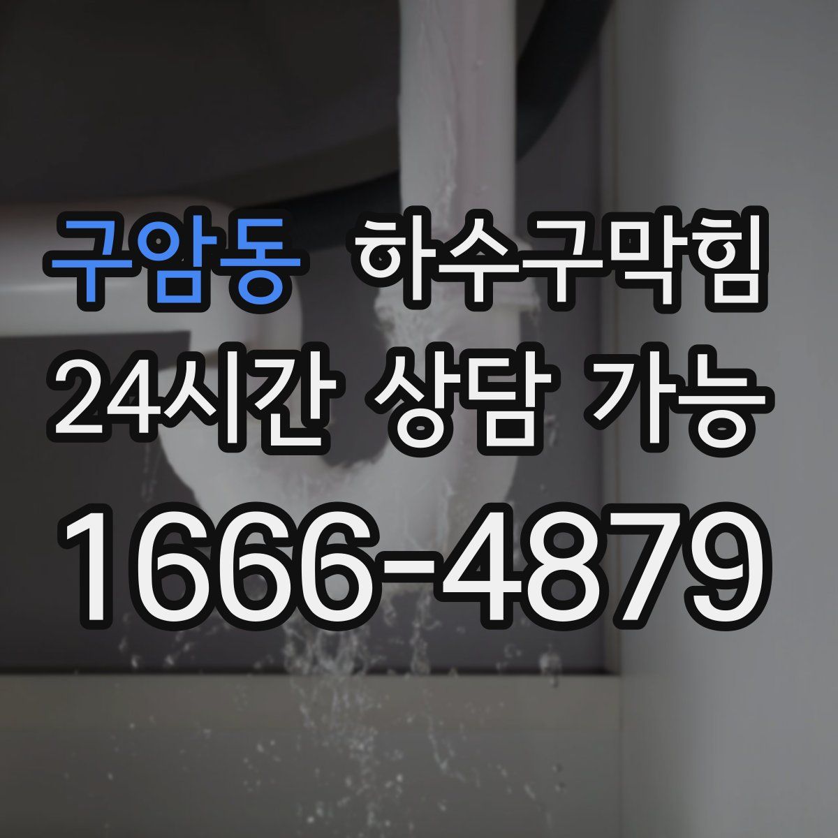 구암동 하수구막힘