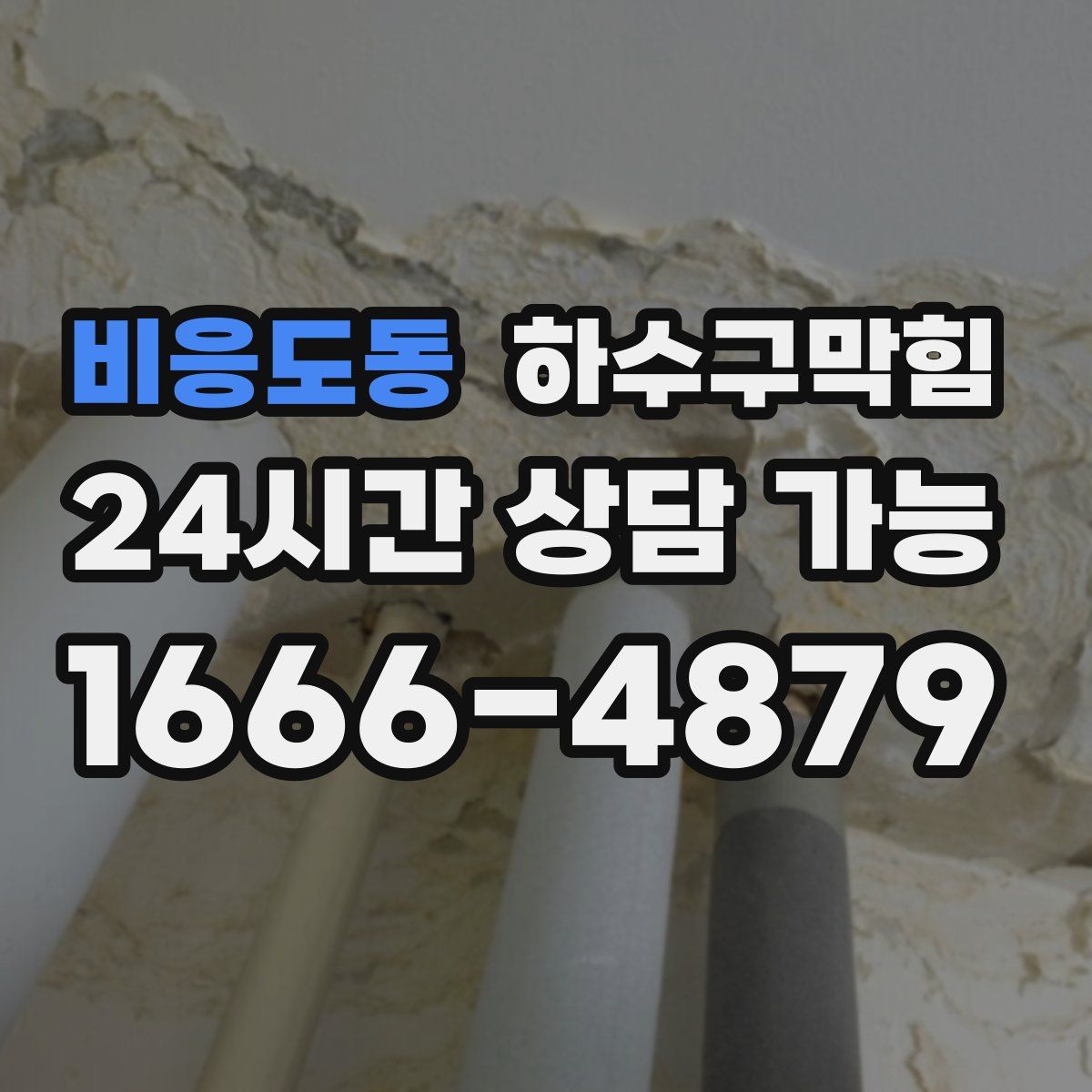 비응도동 하수구막힘