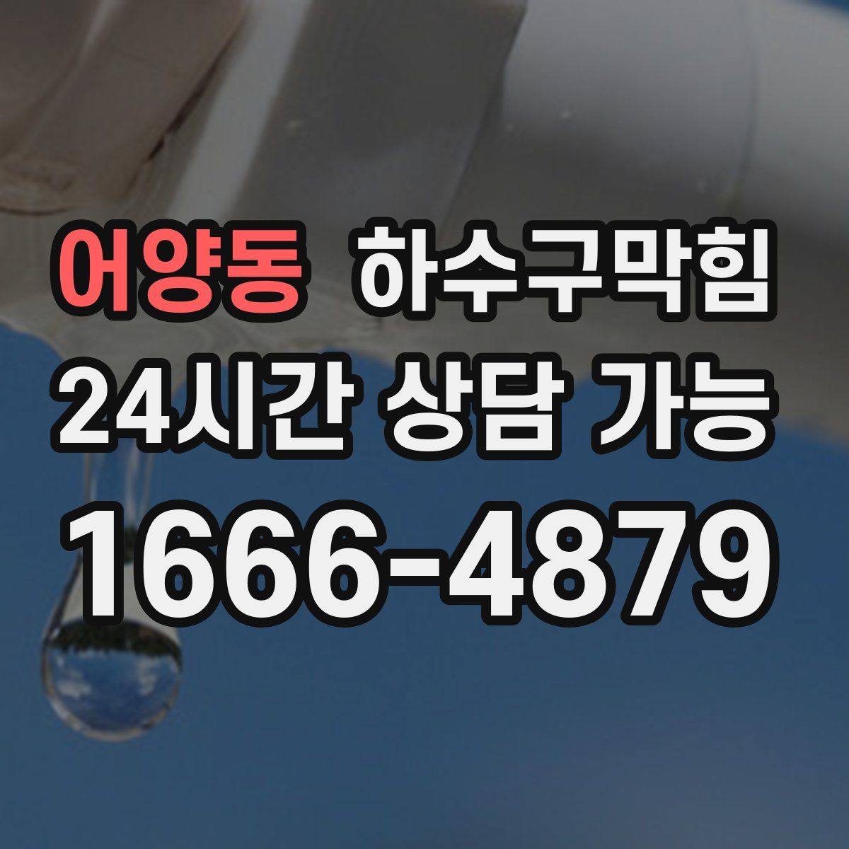 어양동 하수구막힘