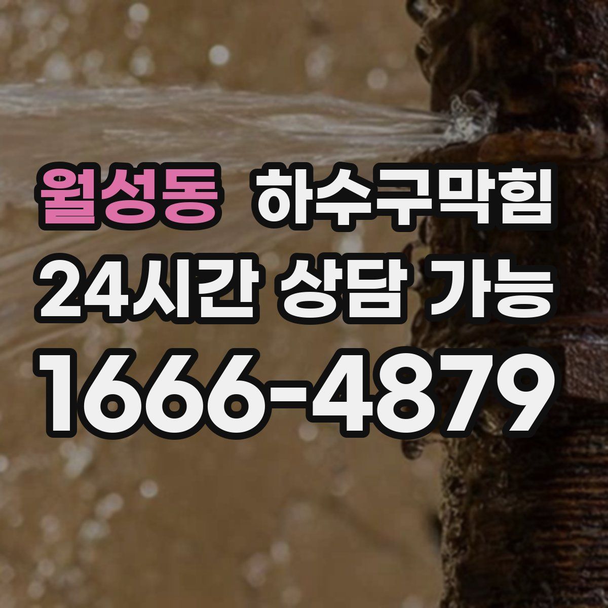 월성동 하수구막힘