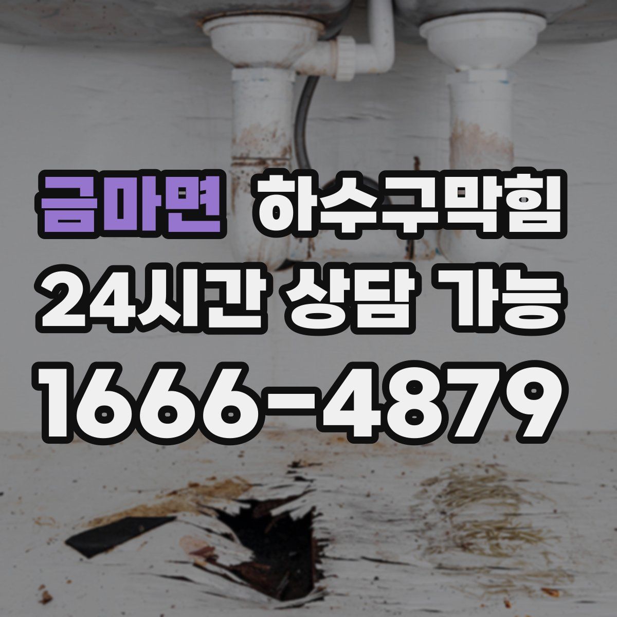 금마면 하수구막힘