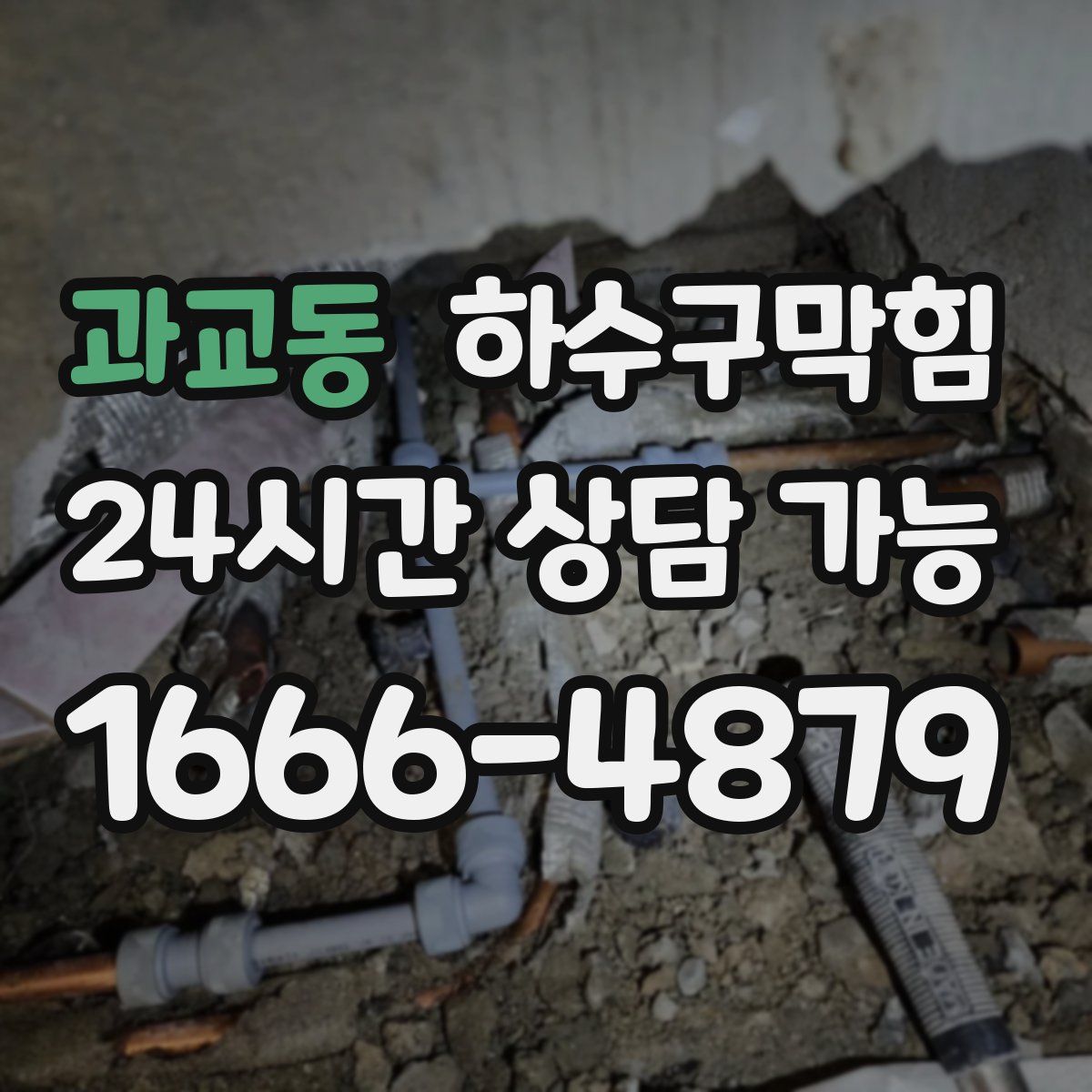 과교동 하수구막힘