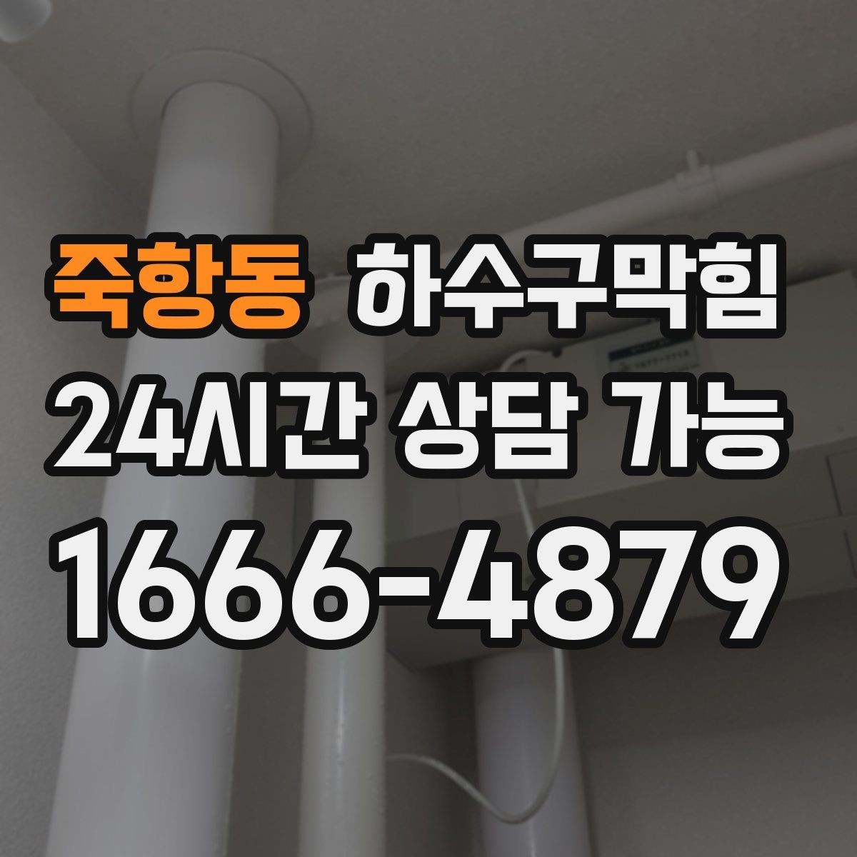 죽항동 하수구막힘 복도 센서등이 켜질 때마다 느낀 냄새