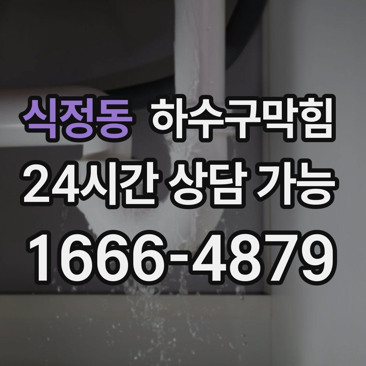 식정동 하수구막힘 세탁실 바닥 역류 원인 좁혀보기