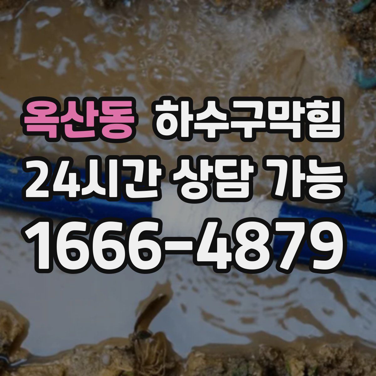 옥산동 하수구막힘