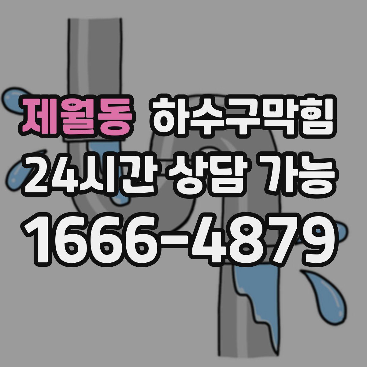 제월동 하수구막힘