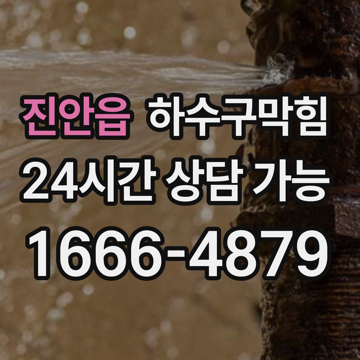 진안읍 하수구막힘