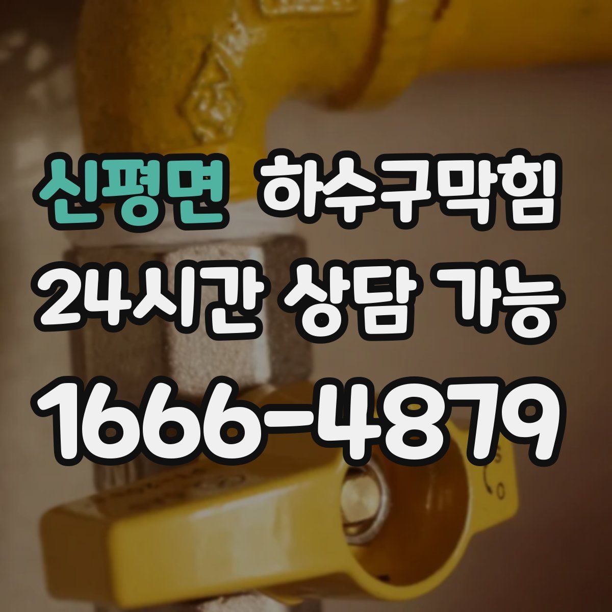 신평면 하수구막힘