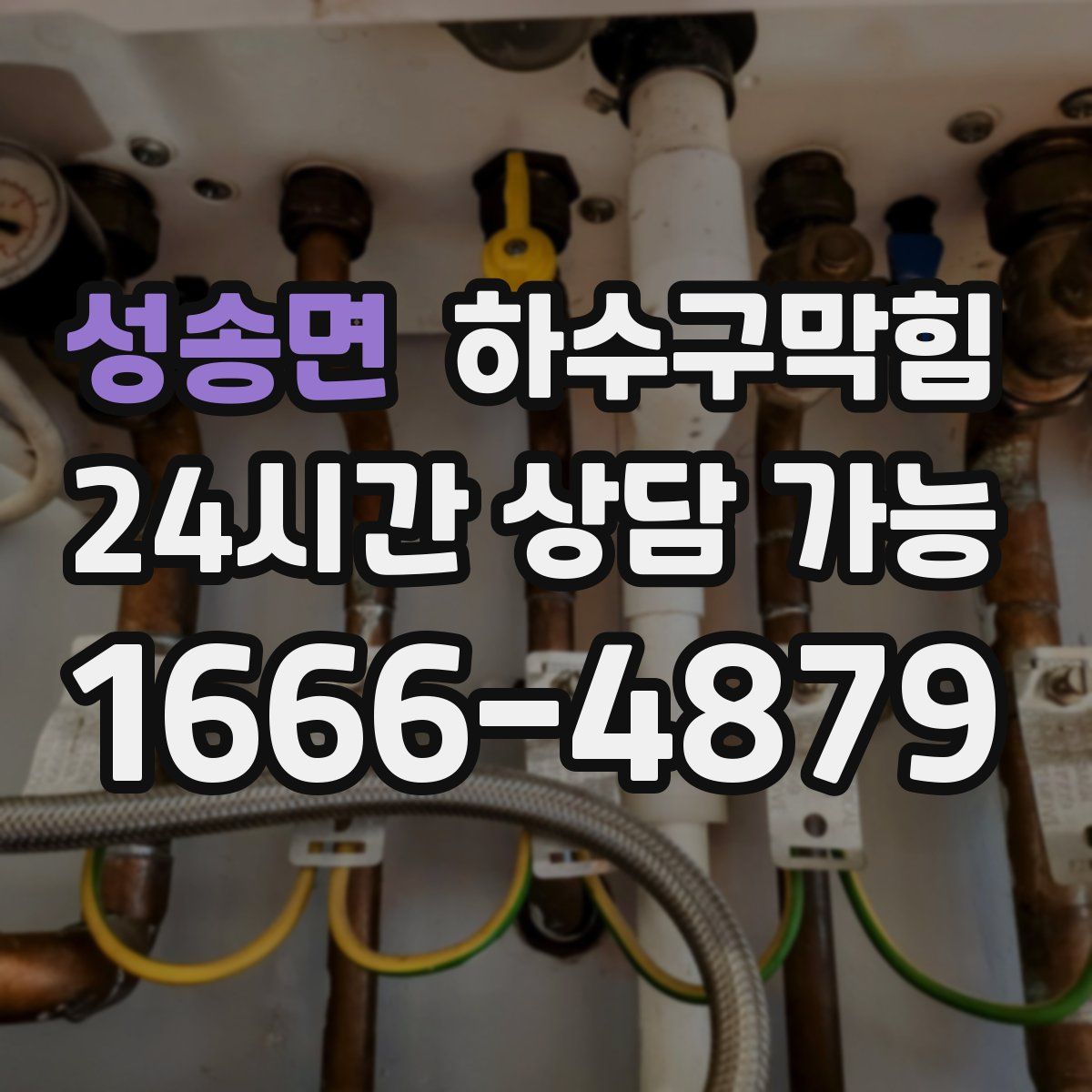 성송면 하수구막힘