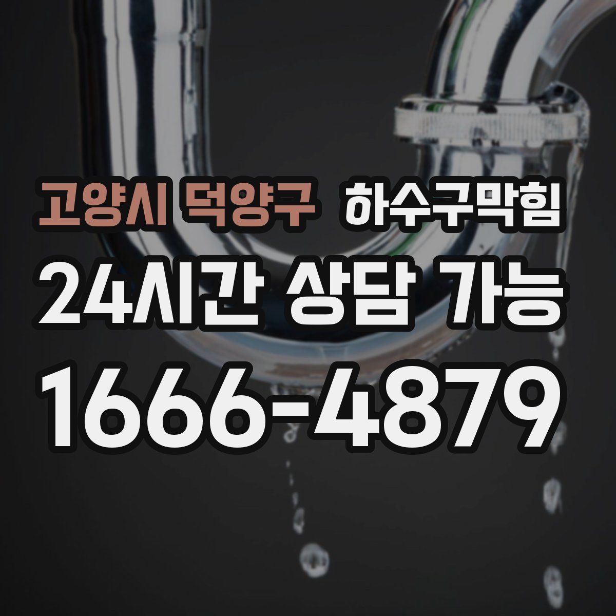 고양시 덕양구 하수구막힘