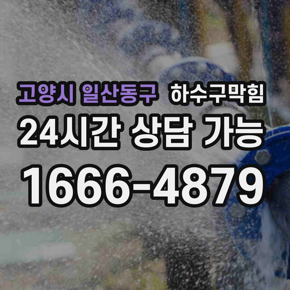 고양시 일산동구 하수구막힘