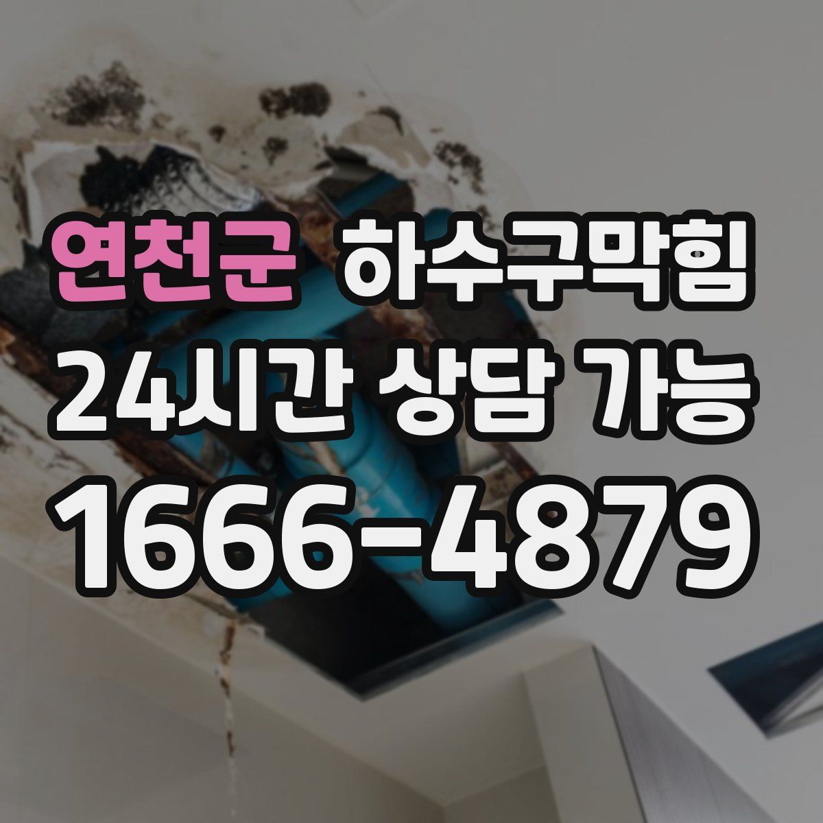 연천군 하수구막힘