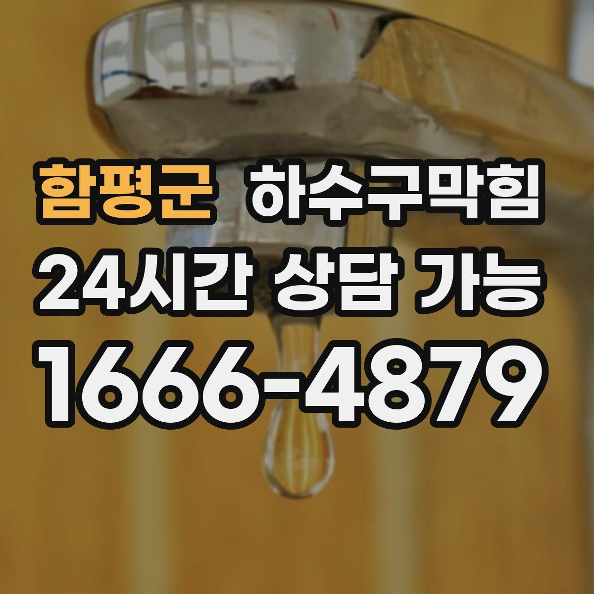 함평군 하수구막힘