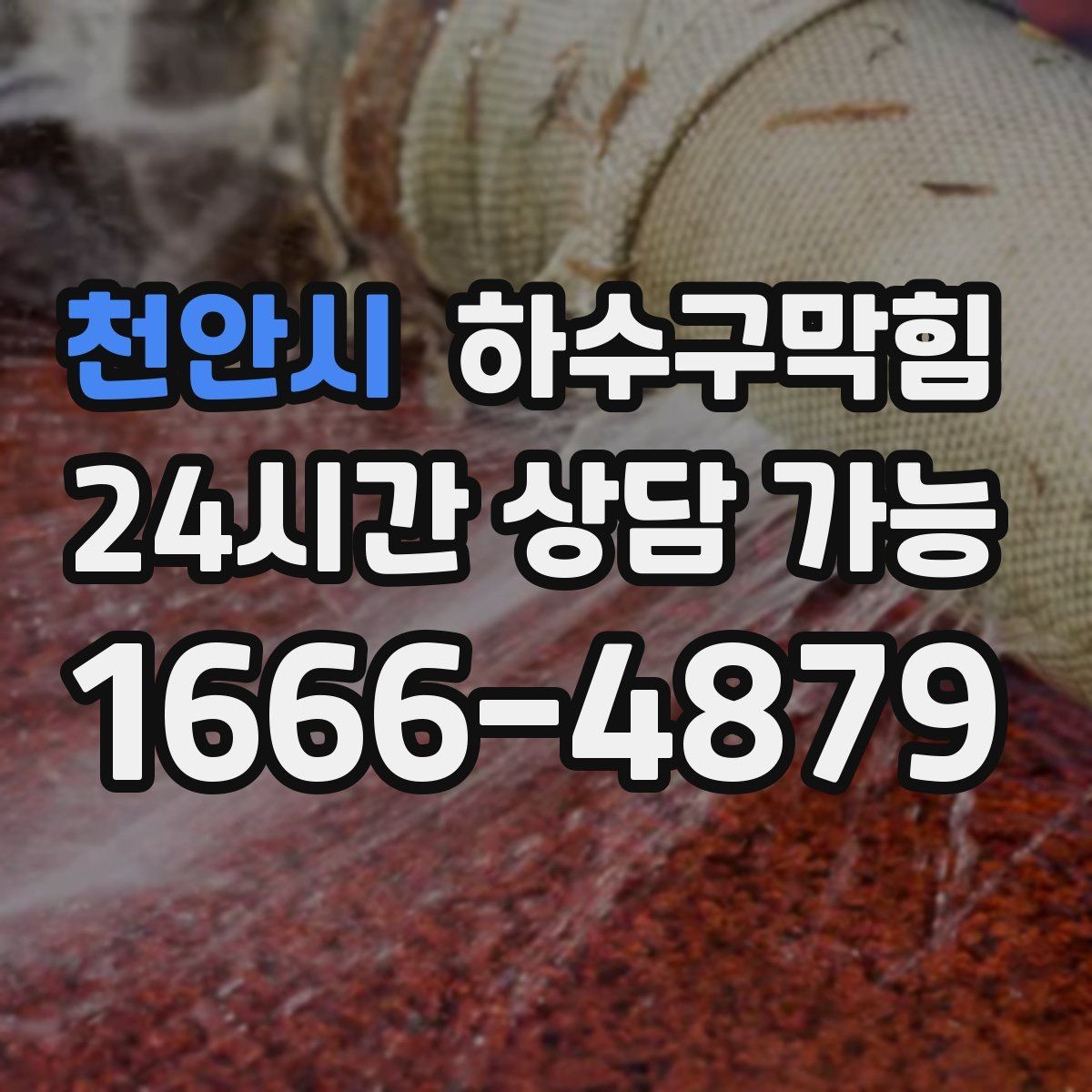천안시 하수구막힘 매장 출입 매트가 말라 있지 않던 오후