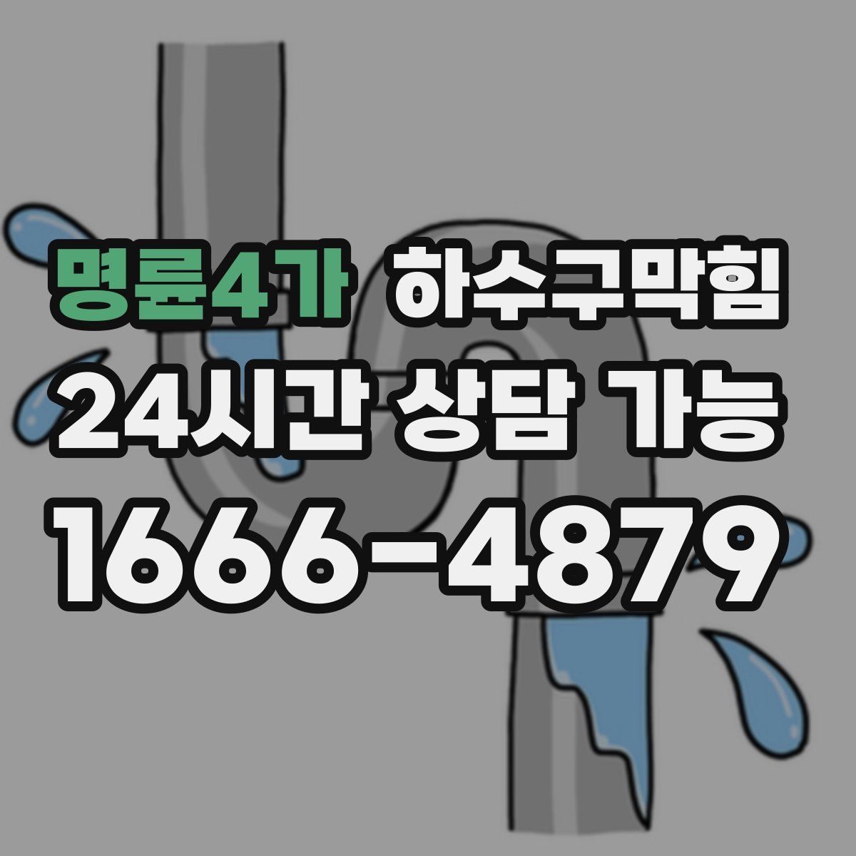 명륜4가 하수구막힘
