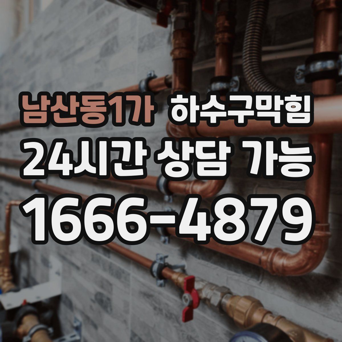 남산동1가 하수구막힘