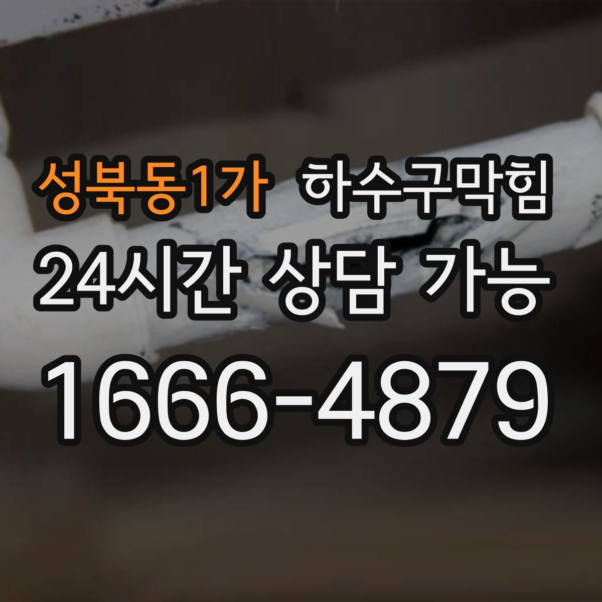 성북동1가 하수구막힘