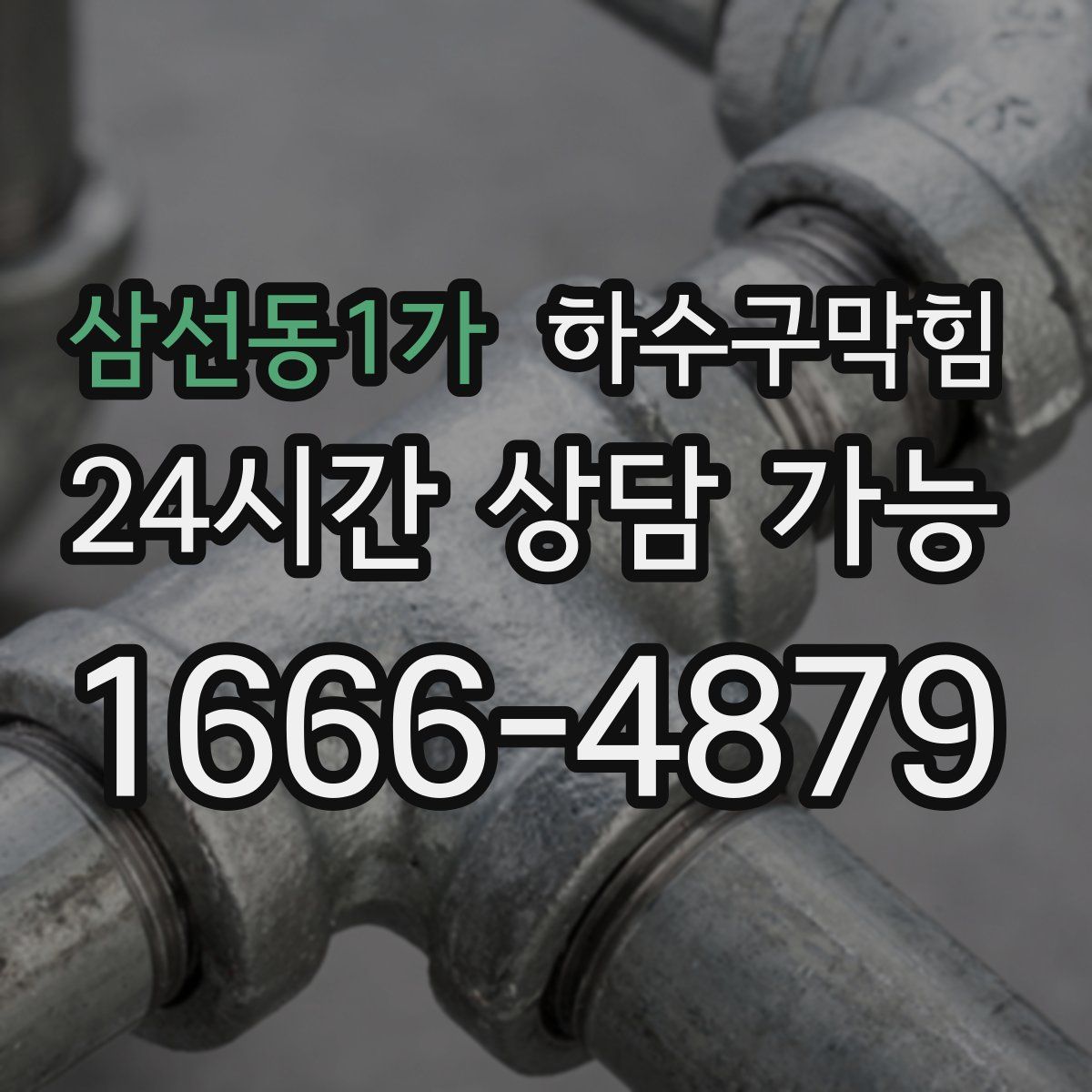 삼선동1가 하수구막힘