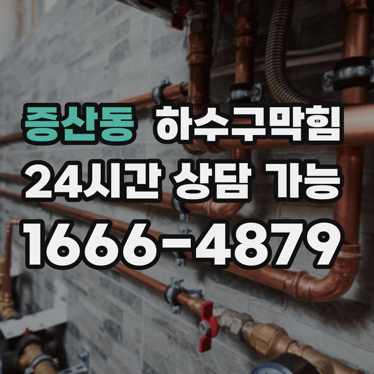 증산동 하수구막힘