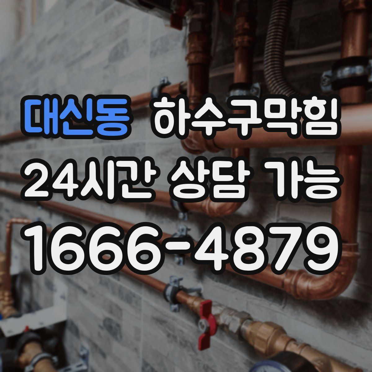 대신동 하수구막힘