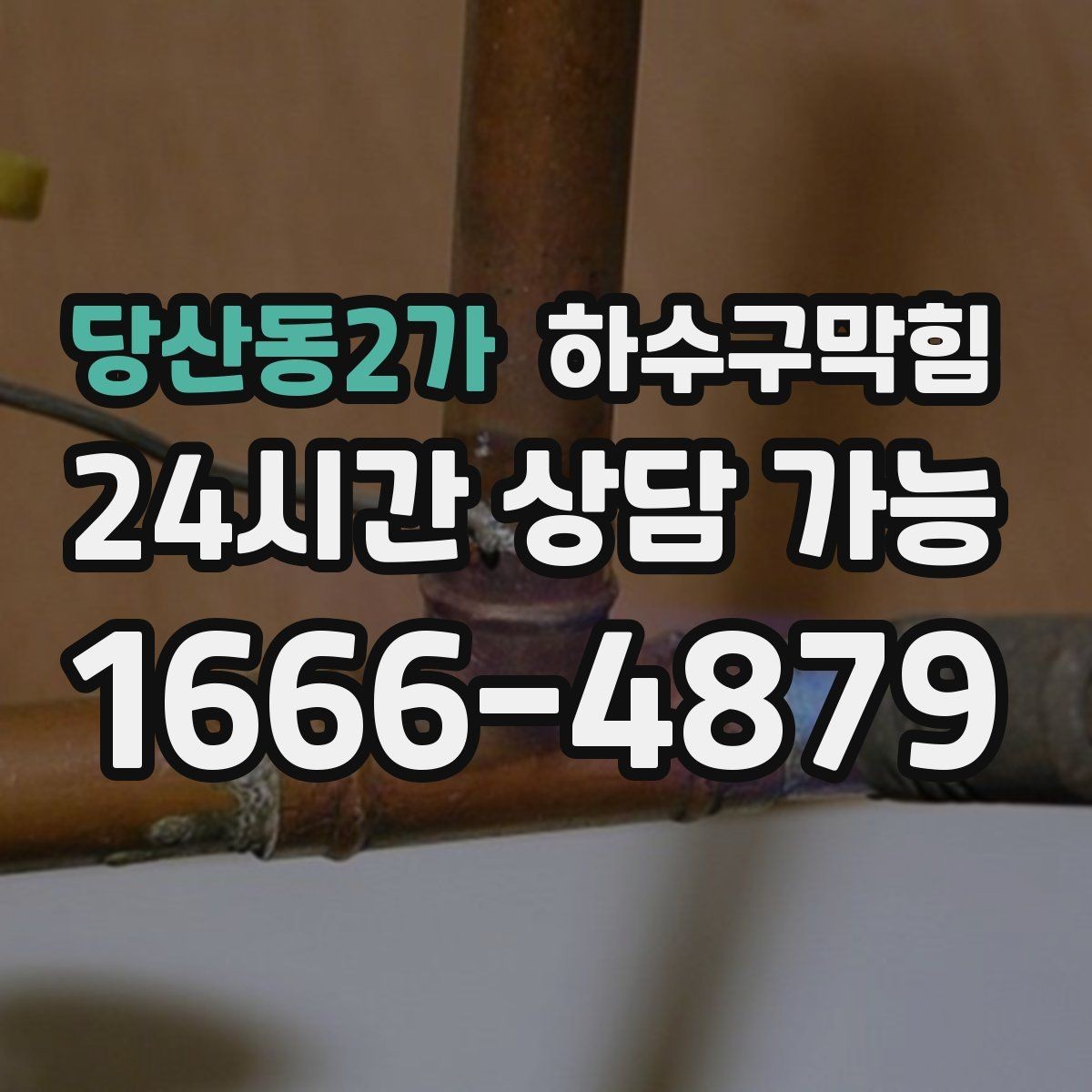 당산동2가 하수구막힘 무인 택배함 문틈에서 나온 신호