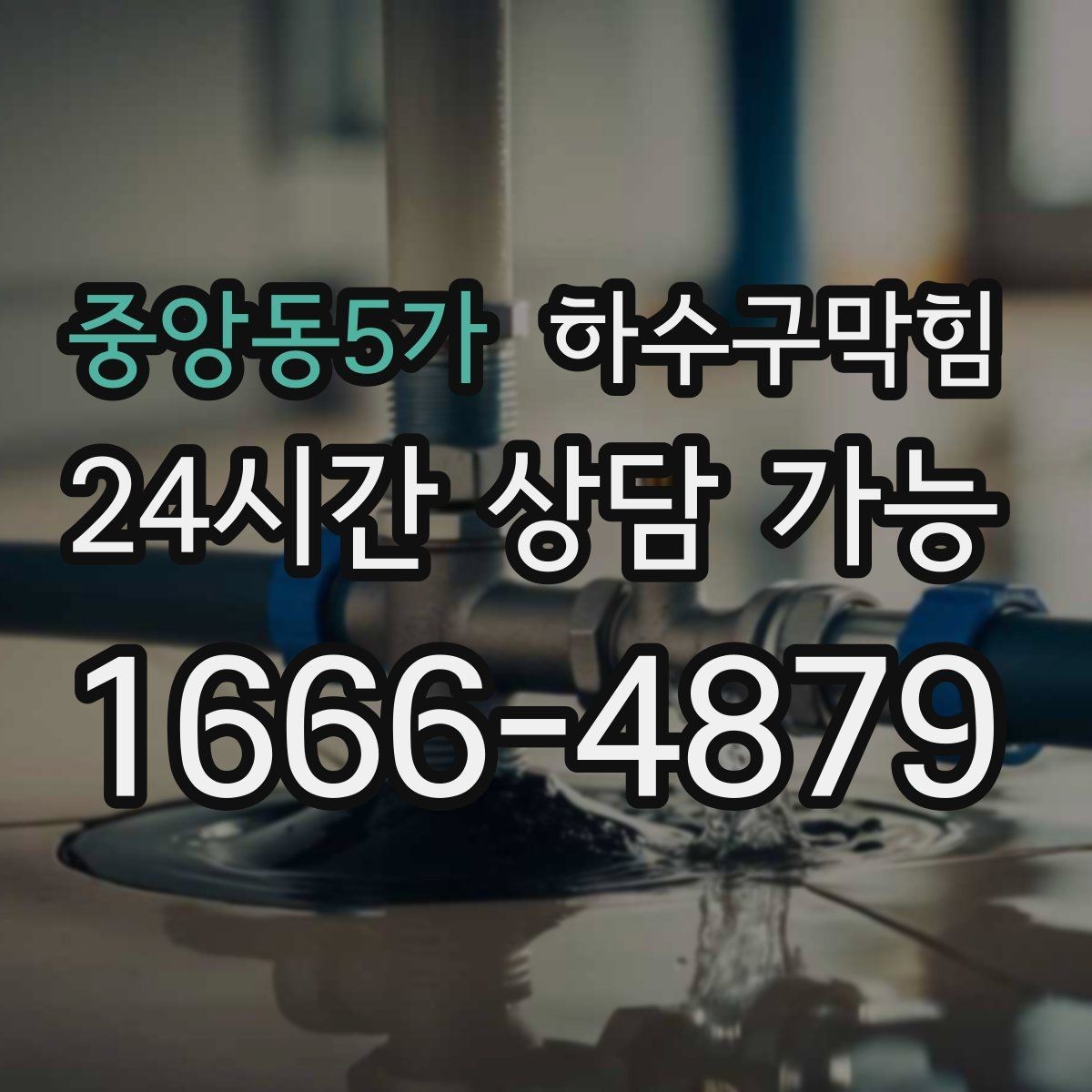 중앙동5가 하수구막힘 상가 화장실뚫기로 다시 편해진 고객 동선