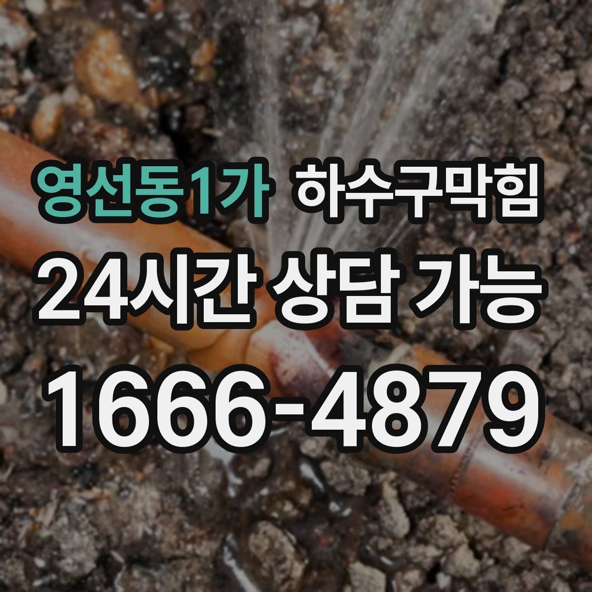 영선동1가 하수구막힘