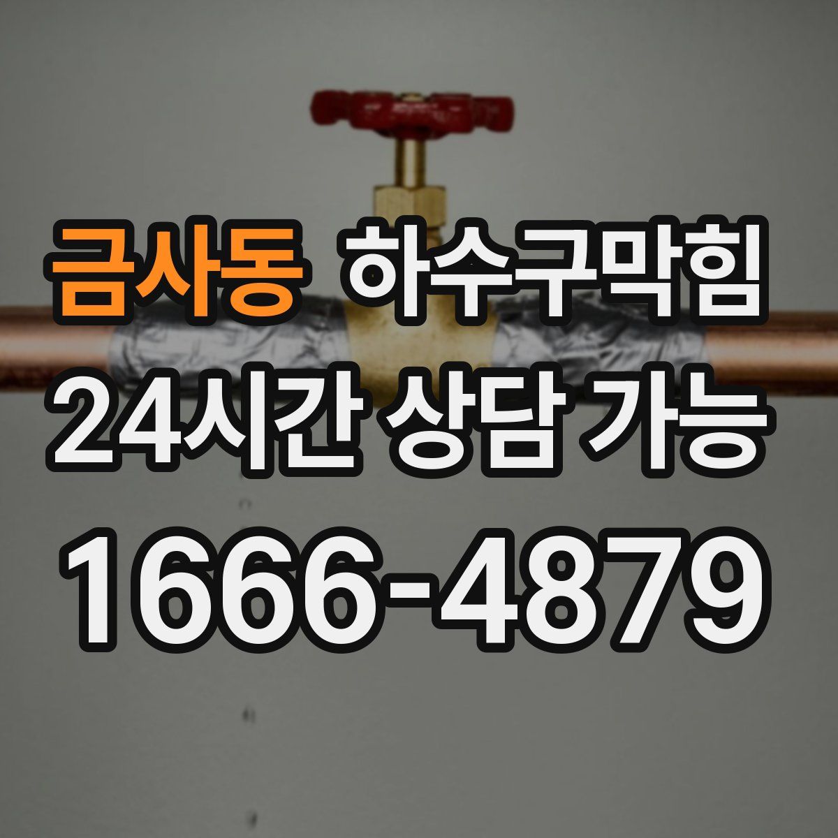 금사동 하수구막힘