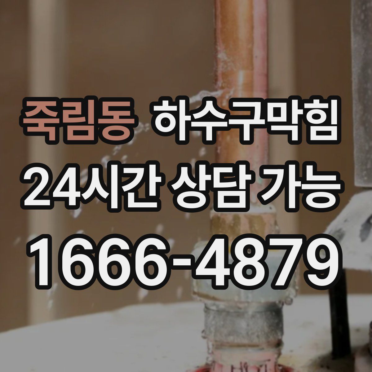 죽림동 하수구막힘