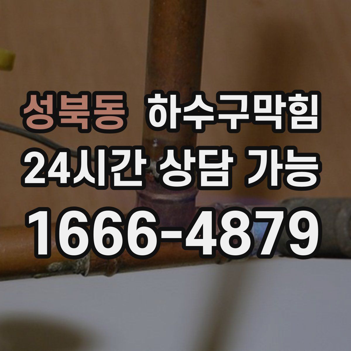 성북동 하수구막힘