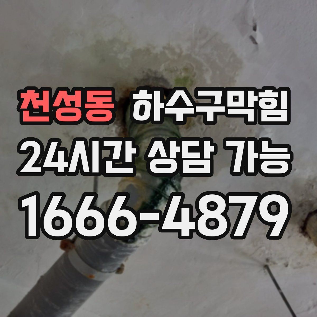 천성동 하수구막힘 옥상 드레인 용량 업그레이드