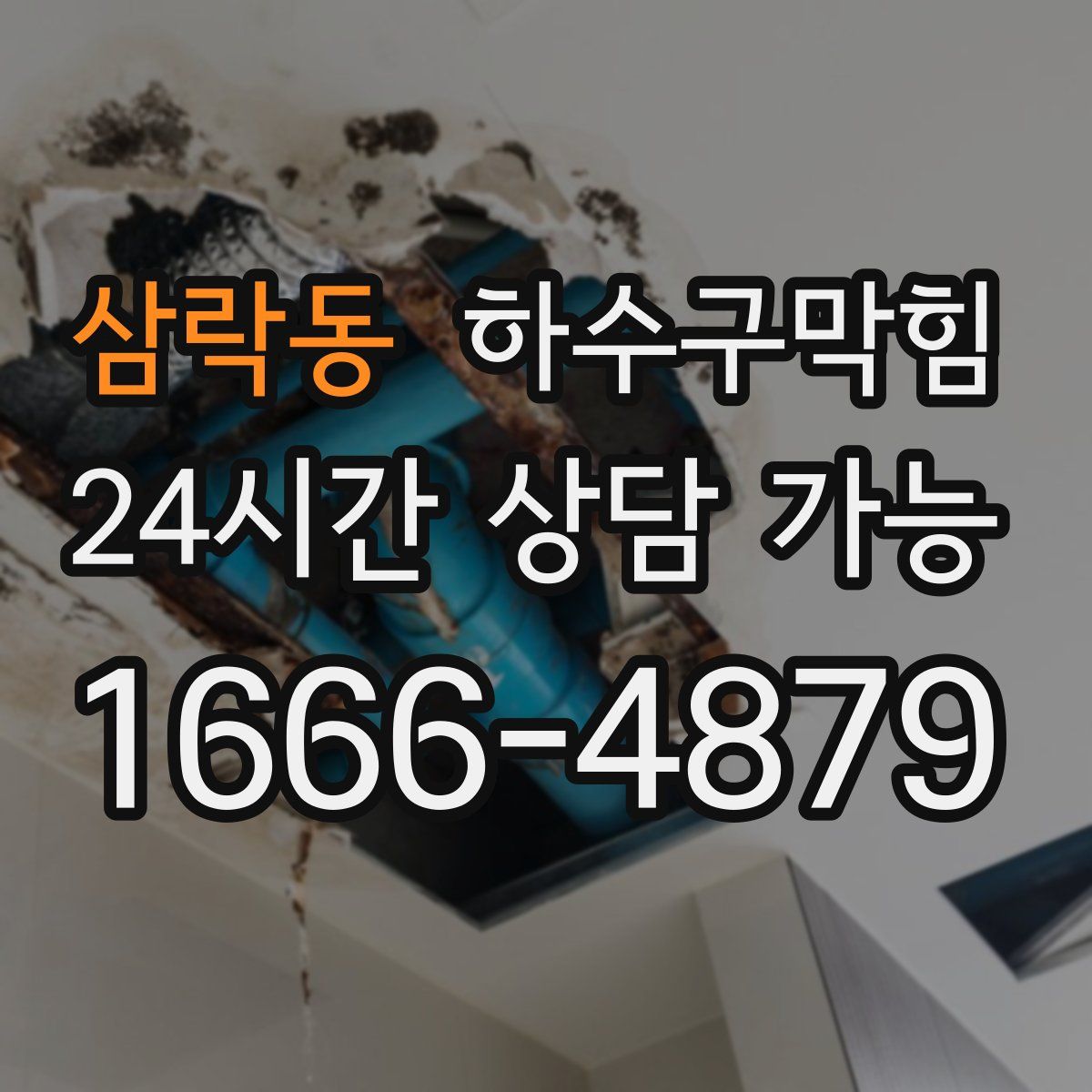 삼락동 하수구막힘