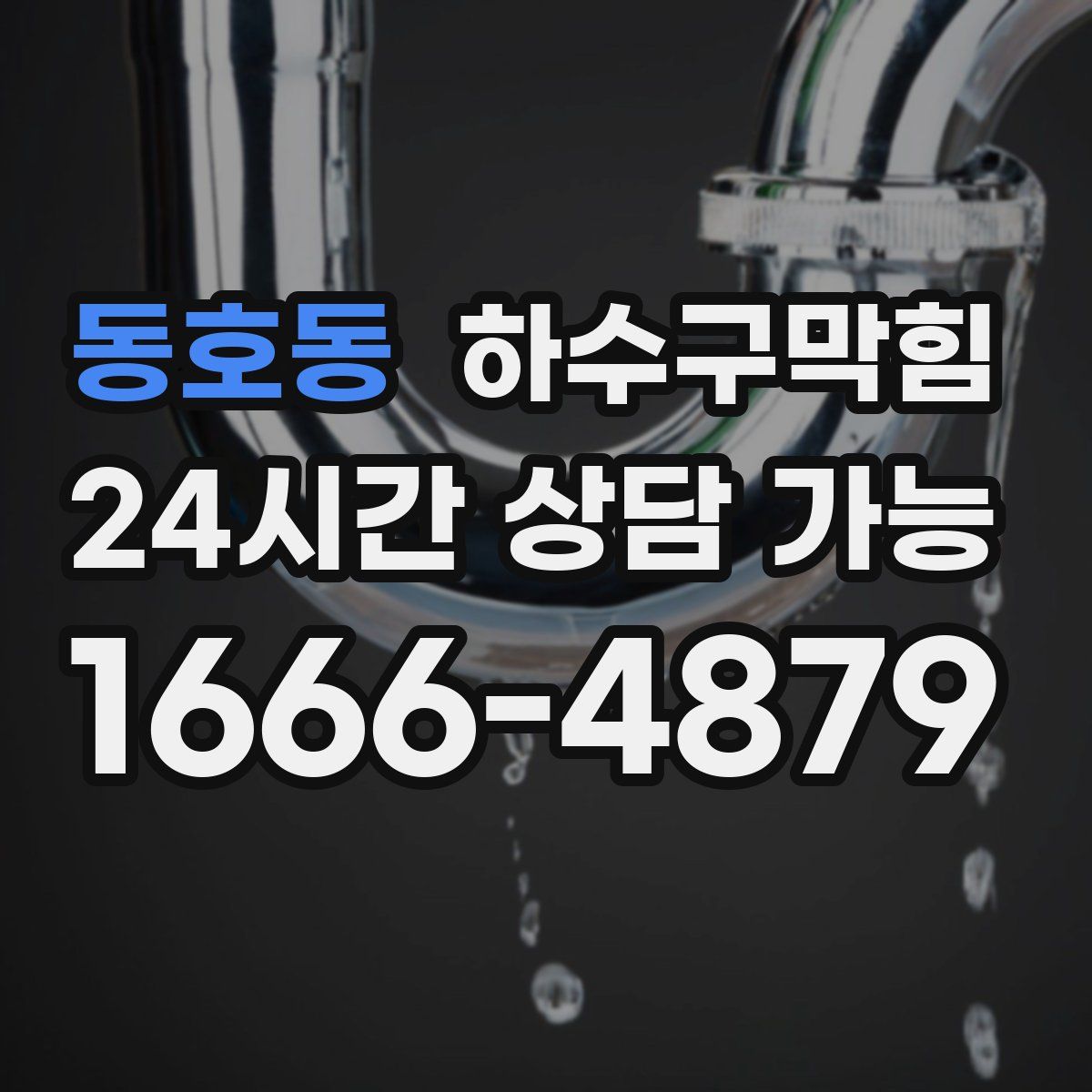 동호동 하수구막힘