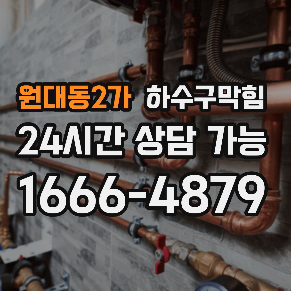 원대동2가 하수구막힘