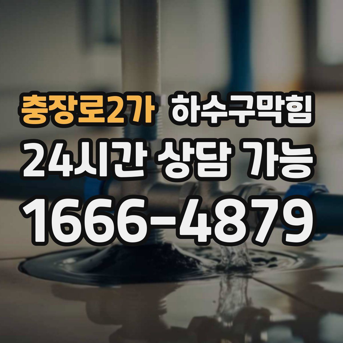 충장로2가 하수구막힘