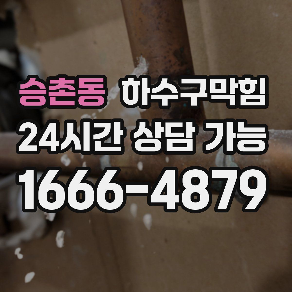 승촌동 하수구막힘