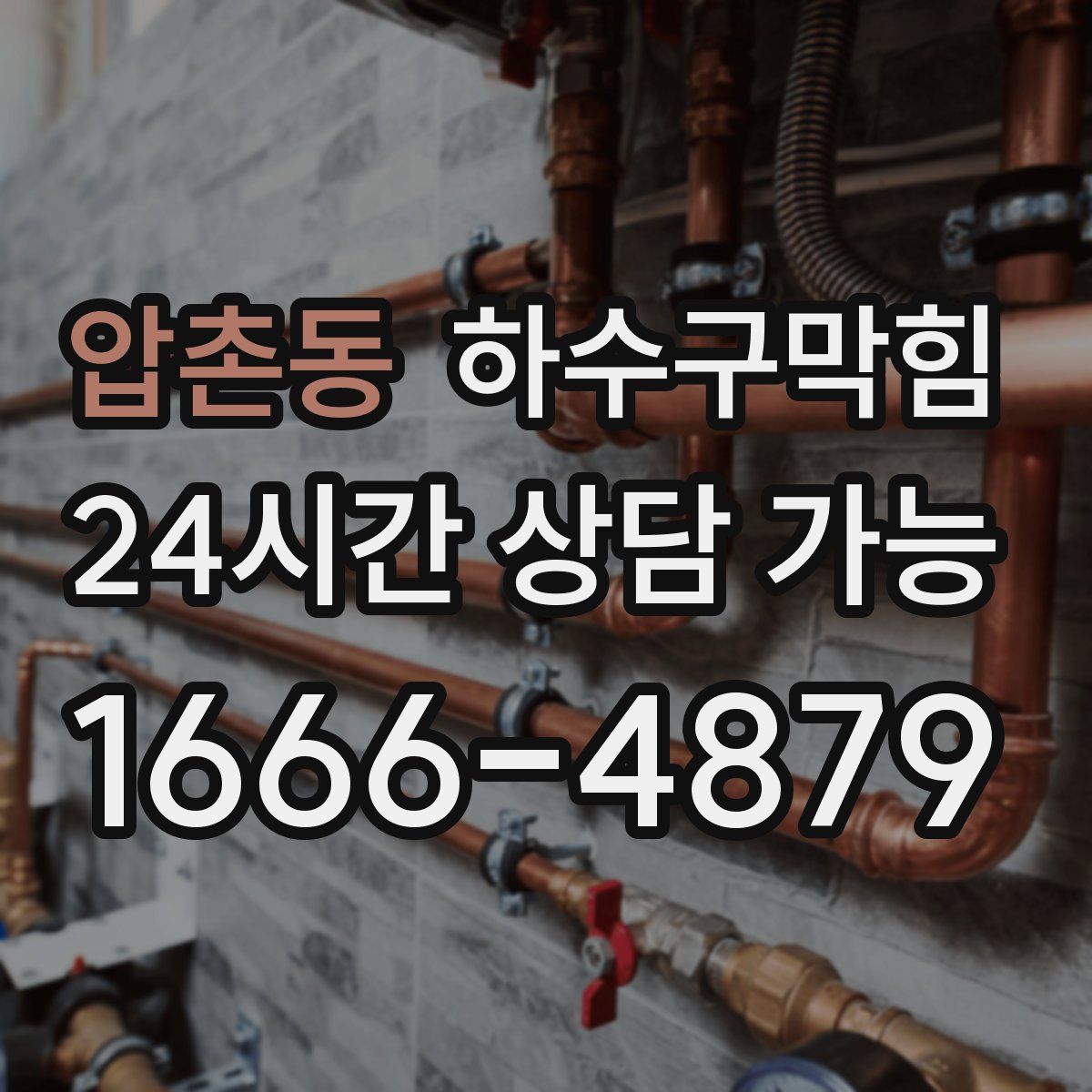 압촌동 하수구막힘