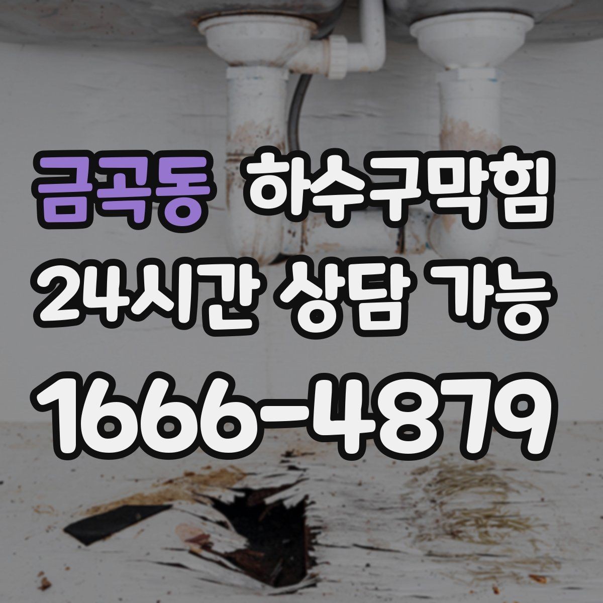 금곡동 하수구막힘 단독 화장실막힘 이후 베란다 창이 말해 준 힌트