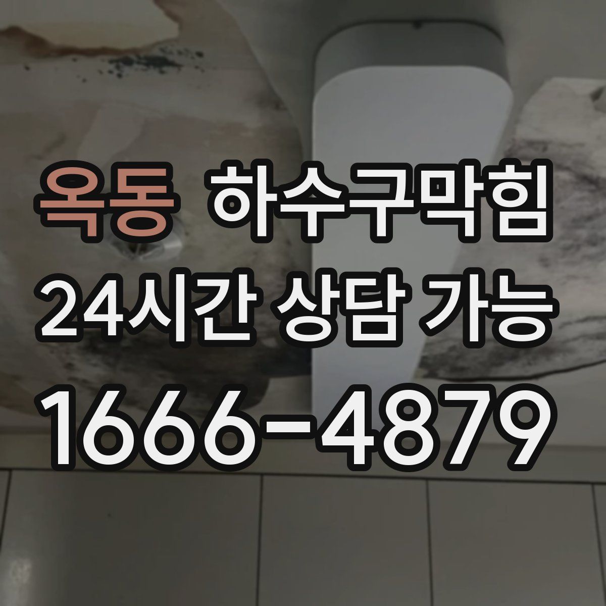 옥동 하수구막힘